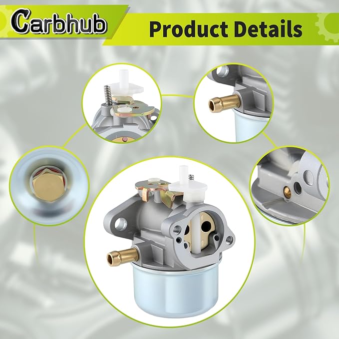 Carbhub 799869 Carburetor for 792253 498170 499059 799869 Lawn Mower Pressure Washer Rotary 14112 Oregon 50-658 Carb (498170 Carburetor)