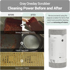 DEARCUS One Day Scrubber Disposable Dishcloth Sheets – Odor-Free Lint-Free Non-Scratch Melt-Blown PP Cleaning Cloths for Dishes, Cookware, Cooktop & Bathroom | Gray, 1 Pack 60 Sheets (~2 Month Supply)