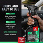 Triax Vinyl, Plastic & Leather VPL Premium Cleaner with UV Shield, Leather Scent (1 Gallon)