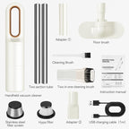 2-in-1 Mini Cordless Vacuum Cleaner, Handheld Vacuum Cleaner, USB Rechargeable Car Vacuum Portable, Quickly Dust Removal, for Hardwood Floor, Carpets, Pet Hair, Car, Office & Home Cleaning