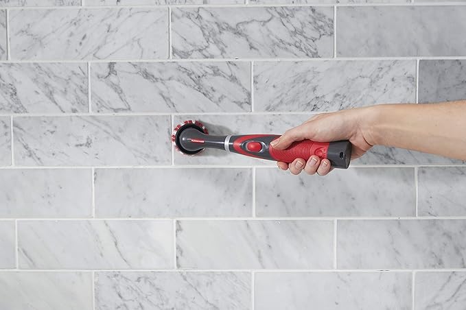 Rubbermaid Reveal Power Scrubber Attachable Scouring & XL Brush Head, for Cordless Electric Battery Powered Scrub Brush, Ideal for Kitchen/Stovetop/Dish/Silverware/Utensils/Appliances