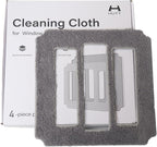 Original Cleaning Cloth, Window Cleaning Rags W9 Window Cleaning Robot, Include 4 Pieces in One Box