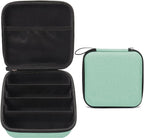 Bukere Travel Sunglasses Organizer Case Adjustable Slot For Multiple Eyeglasses Hard-shell Portable Storage Box for Men Women