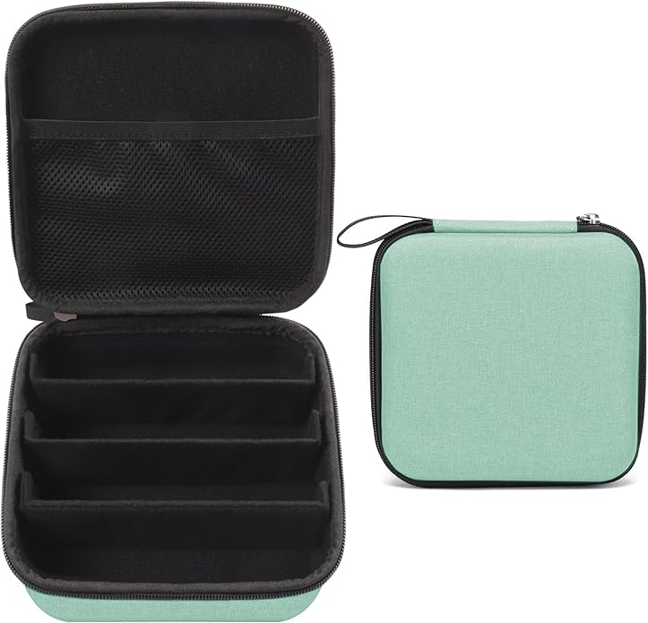 Bukere Travel Sunglasses Organizer Case Adjustable Slot For Multiple Eyeglasses Hard-shell Portable Storage Box for Men Women
