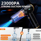 Handheld Vacuum Cleaner Cordless, 23000Pa Powerful Car Mini Vacuum Cleaner, Rechargeable Portable Lightweight dust Catcher for Home Car Carpet Stairs Pet Hair Deep Cleaning