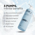 FREY Natural Liquid Fabric Softener & Conditioner | Laundry Softener for Clothing | Works In All Machines + HE | Powered by Natural Ingredients (1-pack, Bergamot Beach)