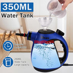 Klona Steam Cleaner, Multi-Purpose Handheld with 10 Accessories for Removing Steam Cleaner for All Dirt, Upholstery Furniture, Sofa, Tiles, Floor, Window, Car, Upholstery, Bathroom