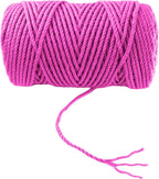 4mm x 200 Feet Pink Jute Rope, Twine for Gardening Tomato Climbing Plant Tie Floristry Crafts Gift Wrapping Packing Decor