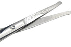 Rounded Stainless Steel Facial Hair Scissors – Safety Scissors for Nose Hair, Eyebrows, Eyelashes, Mustache, Beard, and Baby Nails
