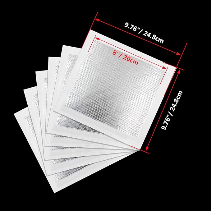 12pcs Drywall Repair Patch, 8" x 8" Drywall Patch Self Adhesive Aluminum Wall Repair Patch Kit