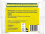 Amazon Basics Heavy Duty Sponges, Yellow/Green, 12-Pack (2 Packs of 6), Packaging May Vary