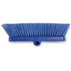 SPARTA 41278EC14 Flo-Thru Plastic Wall Scrub Brush, Equipment Brush With Soft Nylex Bristles For Industrial Kitchens, Hospitals, Commercial Cleaning, 4 Inches, Blue, (Pack of 12)