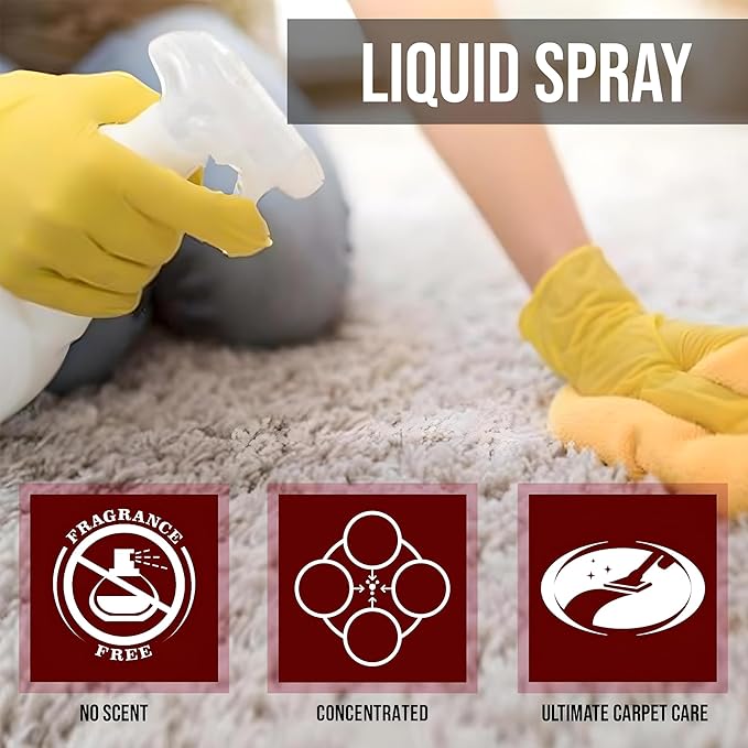General Chemical Fabric Protector & Stain Shield - Ultra Concentrated Fabric Protector for Carpets, Rugs, Upholstery,Drapes & More - Carpet Stain Guard 5818 - for Outdoor & Indoor Use - 5 Gallon