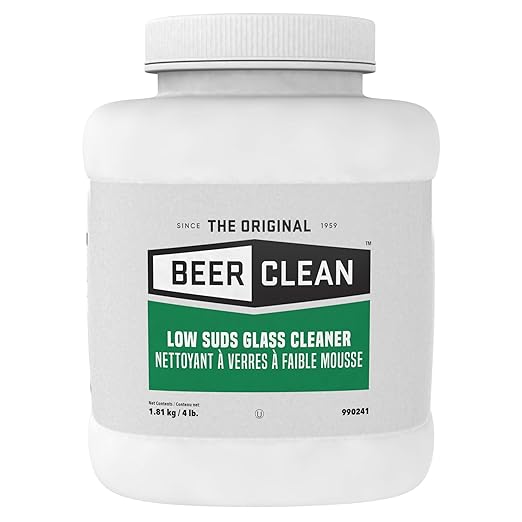 Diversey - 990241 Beer Clean Low Suds Glass Cleaner (4-Pound, 2-Pack)