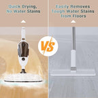11-in-1 Steam Mop, Powerful Handheld Steam Cleaner for Home with 23FT Cord &15.2 OZ Water Tank, 3 Steam Modes MultiPurpose Steam Mop for Hardwood Floors, Clothes, Tile, Windows, Carpet