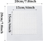 6PCS 6” Drywall Repair Kit, Aluminum Wall Patch with Galvanized Plate, Self Adhesive Fiberglass Dry Wall Hole Patches for Drywall Ceiling Sheetrock