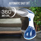 Steamer for Clothes 1200W, Compact Handheld Garment Steamer for Home, Travel, Office. Portable Clothing Steamer with Upgraded Large Capacity Water Tank. Fabric Wrinkle Remover.