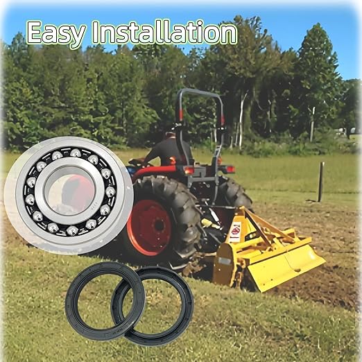 Self-Aligning Bearing & Seal Kit Fits for King Kutter RTG/TG/TG-G Tillers (48-84") - Replaces 902019 & 505017 | LZXQYMX Durable Replacement