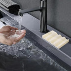 Soap Dish for Shower, Bathroom & Kitchen – Non-Slip, Self-Draining Design to Keep Soap Dry, Extend Soap Life – Easy to Clean, Compact & Durable (Beige, 2 pcs)