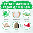 Rockin' Green Hard Rock Travel Laundry Detergent Sheets for Hard Water - Mess-Free Laundry Sheet Detergent with Sodium Bicarbonate - Easily Dissolvable Laundry Soap Sheets (104 Loads, Lavender Mint)
