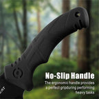 REAT Machete with Saw,16" Heavy Duty Machete with Sheath, Dual-Purpose Gardening Machete Knife for Chopping and Sawing,Ergonomic No-Slip Handle