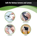 HandyClean Pre-Moistened Lens Cleaning Wipes, Eyeglass Wipes, Screen Wipes, Case of 8 Boxes - 200 ct of 6 x 5 inches Individually Packed Lens Cleaner Wipes