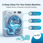Washing Machine Cleaner Tablets 24 Pack – Deep Cleaning Washer Descaler for Front Load & Top Load Machines, Septic Safe Washing Machine Cleaning Tablets, 12 Month Supply