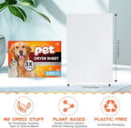 Pet Hair Remover for Laundry, Lint Dryer Sheets, 3 X Pet Hair Fighters, Reduces Static, Adds Softness (Unscented,400 Count)