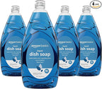 Amazon Basics Dish Soap, Fresh Scent, 30 fl oz, Pack of 4