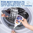 Mold Stain Remover Gel :Use on Washing Machine Gasket,Sink,Shower and Bathroom Grout - Front Load Washer Cleaning Solution,Heavy Duty Stain - 6.76 Fl oz