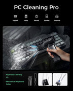EG evoger Electric Air Duster,180000RPM Super Power Handheld Cordless Air Duster 10000mAh 3-Gear Adjustable Dust Blower for Computer, Keyboard,Outdoor, House, Car