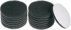 HARFINGTON 15pcs Drill Power Brush 5 inch Tile Scrubber Scouring Pads 1500 Grit for Bathroom Kitchen Household Cleaning