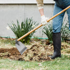 POPETPOP Stainless Steel Gardening Hoe - Handheld Farm Tool for Weeding Digging Soil Loosening and Transplanting - Compact Durable Garden Tool for Home and Outdoor Use
