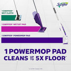 Swiffer PowerMop Multi-Surface Mopping Pad Refills for Floor Cleaning, 11 Count