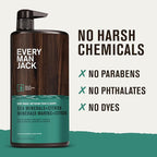Every Man Jack Men’s Hydrating Body Wash for All Skin Types - Cleanse and Hydrate Skin with Naturally Derived Marine Extracts, Coconut Oil, and a Sea Minerals + Citron Scent - 33.8 fl. oz. - 2 Bottle