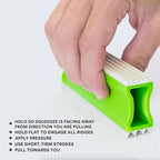 FurDozer Pet Hair Remover & Auto Detailing Tools - Cat & Dog Hair Remover for Carpets, Car Interiors, Couches, Bedding, & Pet Furniture (Green, X3 MEGA - 10" Long)