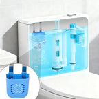 moonoom 2Pcs Toilet Tank Cleaning Tablet Holder,3.7'' x 2.9'' x 0.7'' Toilet Tank Bleach Tablet Bracket, Hanging Toilets Bowl Cleaner Carrier for Preventing Dissolved Residue From Polluting Water Tank