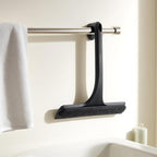 10.7“ Wide All-Purpose Shower Squeegee for Glass Doors, Squeegee for Shower Glass with Hook, Window Squeegee for Home, Small Squeegee for Shower, Bathroom, Car Glass, Mirror