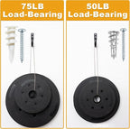 KURUI Self Drilling Drywall Anchors Assortment Kit, 200PCs Picture Hanging Kit for Frame,Curtain Rods,Art Hanging, 100PCs #6 Heavy Duty Metal Dry Wall Anchors 100PCs #8 Plastic Drywall Hangers