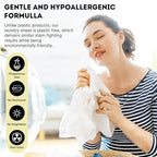 ECO ROOTS Laundry Detergent Sheets 64 loads | ECO FRIENDLY Unscented Sheets, Liquidless Travel Size Laundry Strips Detergent, Zero Waste Plastic Free Sustainable Washer Products