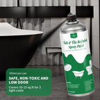 styleonme Tub and Tile Spray Paint Black, 450ml 1 pack, Diy Countertop Paint kit, Suitable for Ceramic, Porcelain, Fiberglass, Bathtub, Tile, Bathroom wall Repair Spray Paints