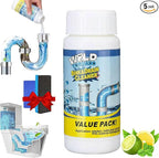Wild Tornado Sink and Drain Cleaner, Wild Drain and Pipe Cleaner, Ivyever DrainCleaner, World Tornado Sink DrainCleaner, Powerful Pipe Dredging Agent for Kitchen & Bathroom (1PCS)