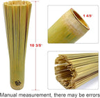 2 Pack Bamboo Wok Brush for Carbon Steel Pot Scrubber,Chinese Natural Kitchen Cleaning Brushes for Wok Cleaner Scrub Brush for Dishes&Pan&Teapot, Asian Wokbrush Bottle,Basting Scrubber for Cast Iron