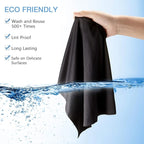 Frienda 12 Pack Large Microfiber Glass Cleaning Cloths 12 x 12 Inch Oversized Eyeglass Sunglasses Cleaning Cloths for Electronics Glasses Screens and Lenses(