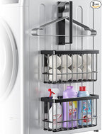 Magnetic Dryer Ball Holder,Magnetic Hanger Holder Basket Magnetic Lint Bin No Tools Install for Laundry Room Fridge Storage Hanger Organizer