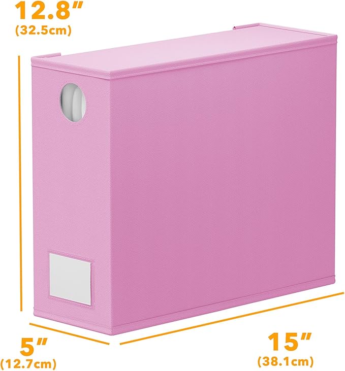 SpaceAid 9 Pack Bed Sheet Organizers and Storage, Foldable Sheet Organizer with Window for Linen Closet, Set Folder Keeper for Queen & King Size Bedding Storage (Pink)