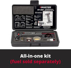 Master Appliance MT-80K Butane Micro Torch Kit [Butane Torch, Flameless Heat Tool, Soldering Iron & Hot Knife] Hand Held, Refillable with Butane Fuel, Adjustable Flame, Case with Attachments