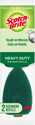 Scotch-Brite Heavy Duty Dishwand Refills, Keep Your Hands Out of Dirty Water, 2 Refills
