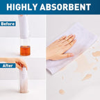 White Microfiber Towels- 150 Pack, Microfiber Cleaning Cloths Bulk, Microfiber Towels for Cars, Cleaning Rags (12x12 inches)