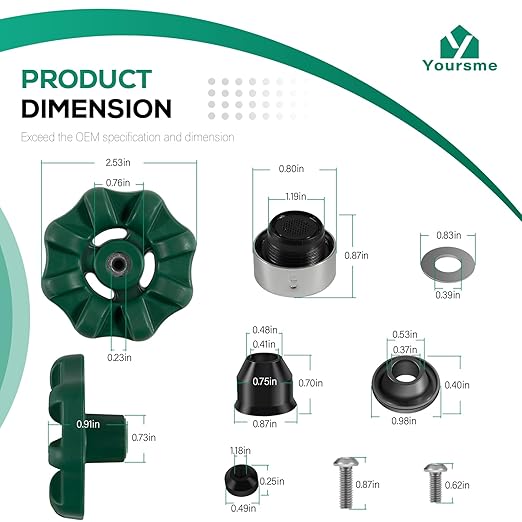 P-164KT-807 Complete Wall Hydrant Service Repair Kit for Prier P-164 Series Wall Hydrant Freezeless Faucet Repair Kit